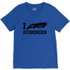 i shotgun zombies funny t shirt dead apocalypse s 3xl V-Neck Tee