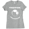 piscine t shirt personnalis&eacute; votre nom 8 ball arnaqueur Ladies Fitted T-Shirt