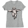 balance bear Ladies Fitted T-Shirt