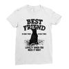 Best Friend Bull Terrier Ladies Fitted T-Shirt