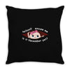 November Peeking Out Baby Girl Throw Pillow
