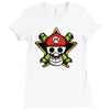 pirate plumber Ladies Fitted T-Shirt