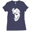halloween hockey mask Ladies Fitted T-Shirt