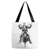skeleton biker Tote Bags