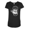 talk to the hand Maternity Scoop Neck T-shirt