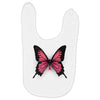 breast cancer butterfly Baby Bibs