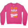 My Son Is Super Awesome His Mom Crewneck Sweatshirt