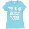 My First Protest T-Shirt Ladies Fitted T-Shirt