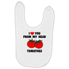 from my head tomatoes Baby Bibs