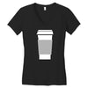 coffee (2) Women's V-Neck T-Shirt