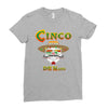 cinco de mayo badass skull Ladies Fitted T-Shirt