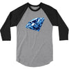 diamond blu 3/4 Sleeve Shirt