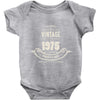 premium vintage 1975 classic perfectly aged limited edition Baby Bodysuit
