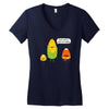 so corny Women's V-Neck T-Shirt