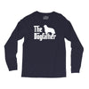 the dogfather cavalier king charles spaniel white Long Sleeve Shirts
