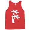palm tree sticker vinyl decal tropical island beach ocean wall car win Tank Top