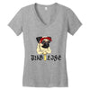 PUG LIFE Women's V-Neck T-Shirt