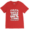papa super saiyan vegeta V-Neck Tee