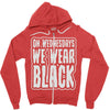 mean goths Zipper Hoodie