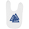 valknutr knoten der gefallenen odin nordisch symbol aspekte wotan Baby Bibs