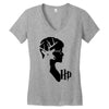 Harry Potter Deer Women's V-Neck T-Shirt