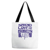 spread love the brooklyn way Tote Bags