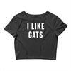 i like cats Crop Top