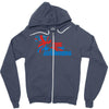 1970s retro tv show the new avengers Zipper Hoodie