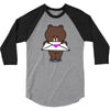 brown 3/4 Sleeve Shirt