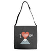 I love you Adjustable Strap Totes