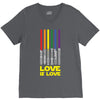 Lightsaber Rainbow - Love Is Love V-Neck Tee
