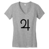 GOOD DATE 21 Women's V-Neck T-Shirt