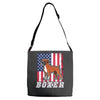 usa boxer flag Adjustable Strap Totes