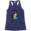 jake paul colorful galaxy Racerback Tank