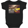 dinosaur in newyork Baby Bodysuit
