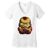 iron man stormtrooper mashup 1 Women's V-Neck T-Shirt