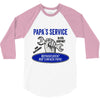 papa s service 3/4 Sleeve Shirt