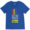 Lightsaber Rainbow - Love Is Love V-Neck Tee