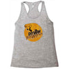 down rowdy the dog Racerback Tank