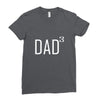 dad of 3 Ladies Fitted T-Shirt