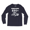 redneck math 4x4 truck Long Sleeve Shirts