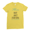 mom right about everything since xxxx Ladies Fitted T-Shirt