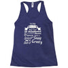 i'm not just an aunt Racerback Tank