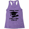 Thank You Ctrl+C And Ctrl+V Racerback Tank