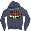 zombie doom logo Zipper Hoodie
