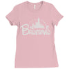 bridesmaid disney castle Ladies Fitted T-Shirt