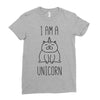 i am a unicorn Ladies Fitted T-Shirt