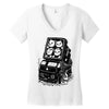 rocket cats Women's V-Neck T-Shirt