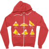 candy corn are triangles Zipper Hoodie