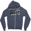 american dad black Zipper Hoodie